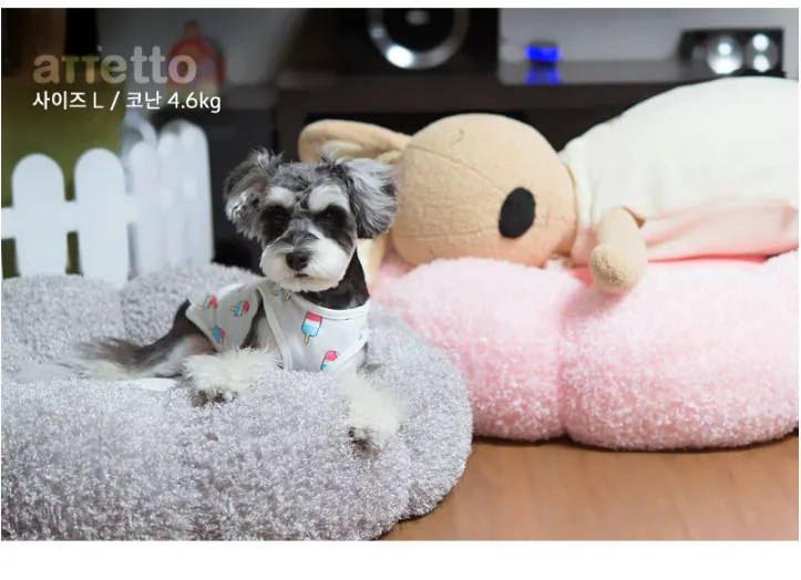 아페토 오리지널 츄이스티 도넛방석 L (핑크그레이) 상세정보 5