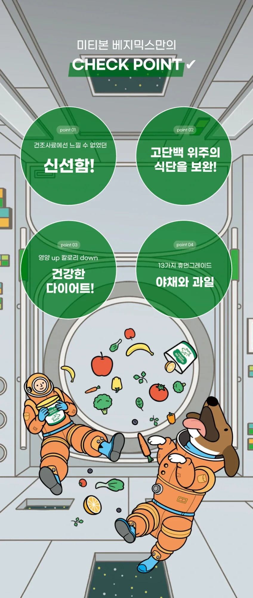 미티본 베지믹스 100g x 4개 상세정보 3